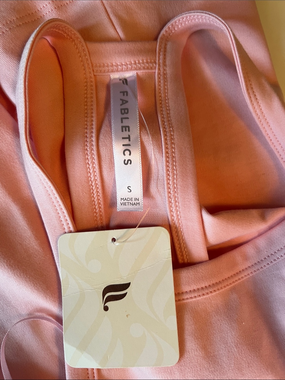 Fabletics Light Pink Racerback Tank - Picture 7 of 9
